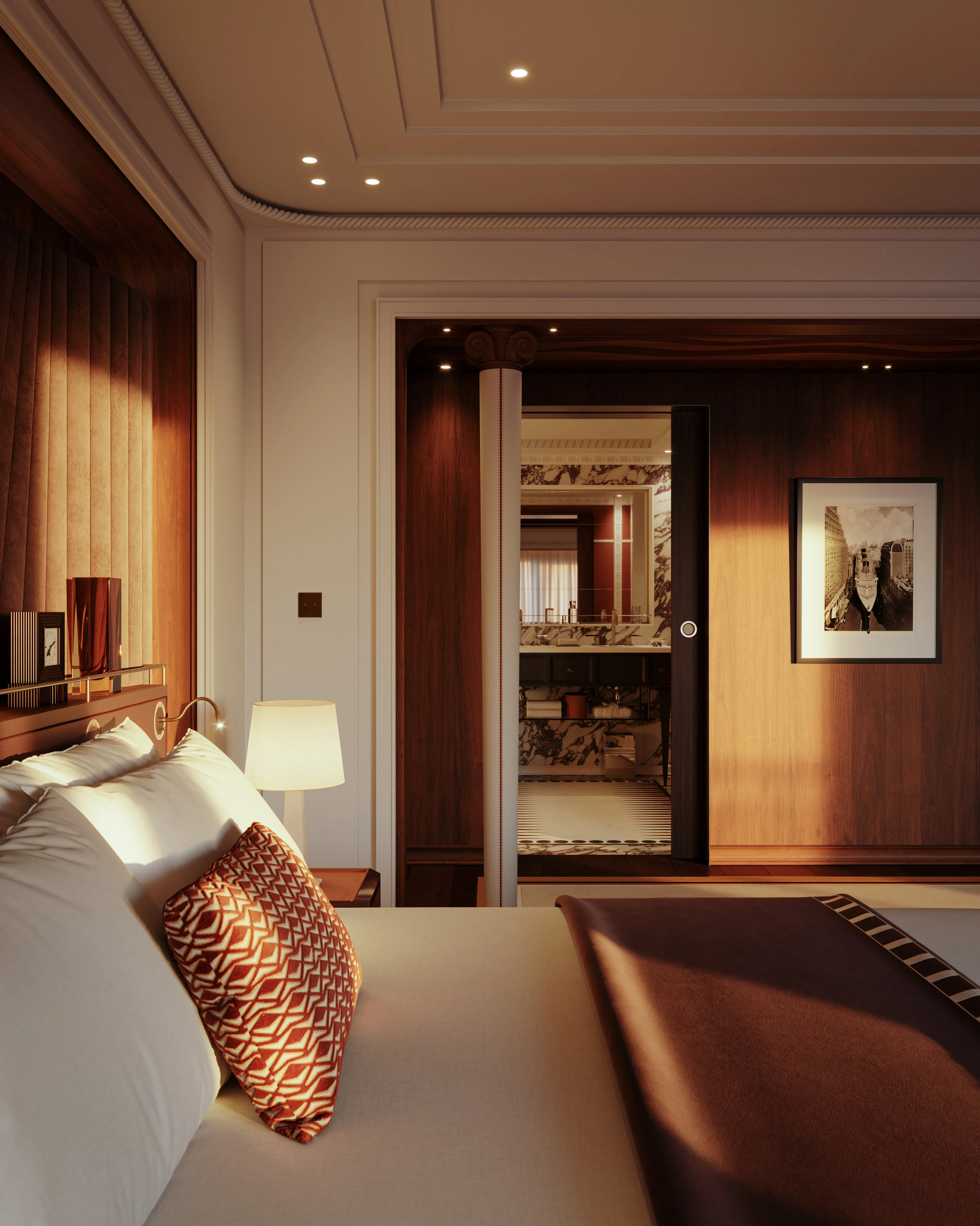 Luxury suite with bathroom