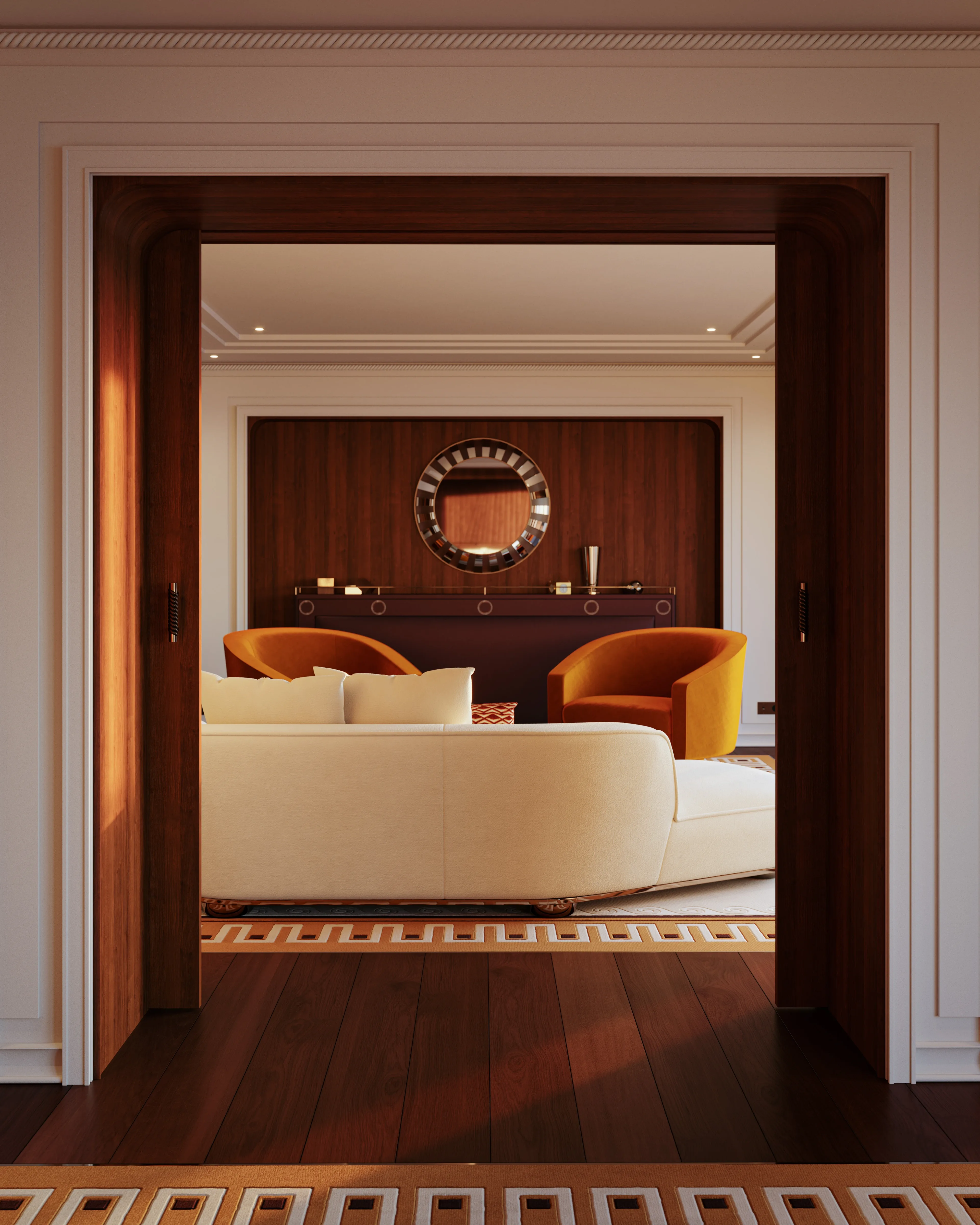 Luxury suite with living room