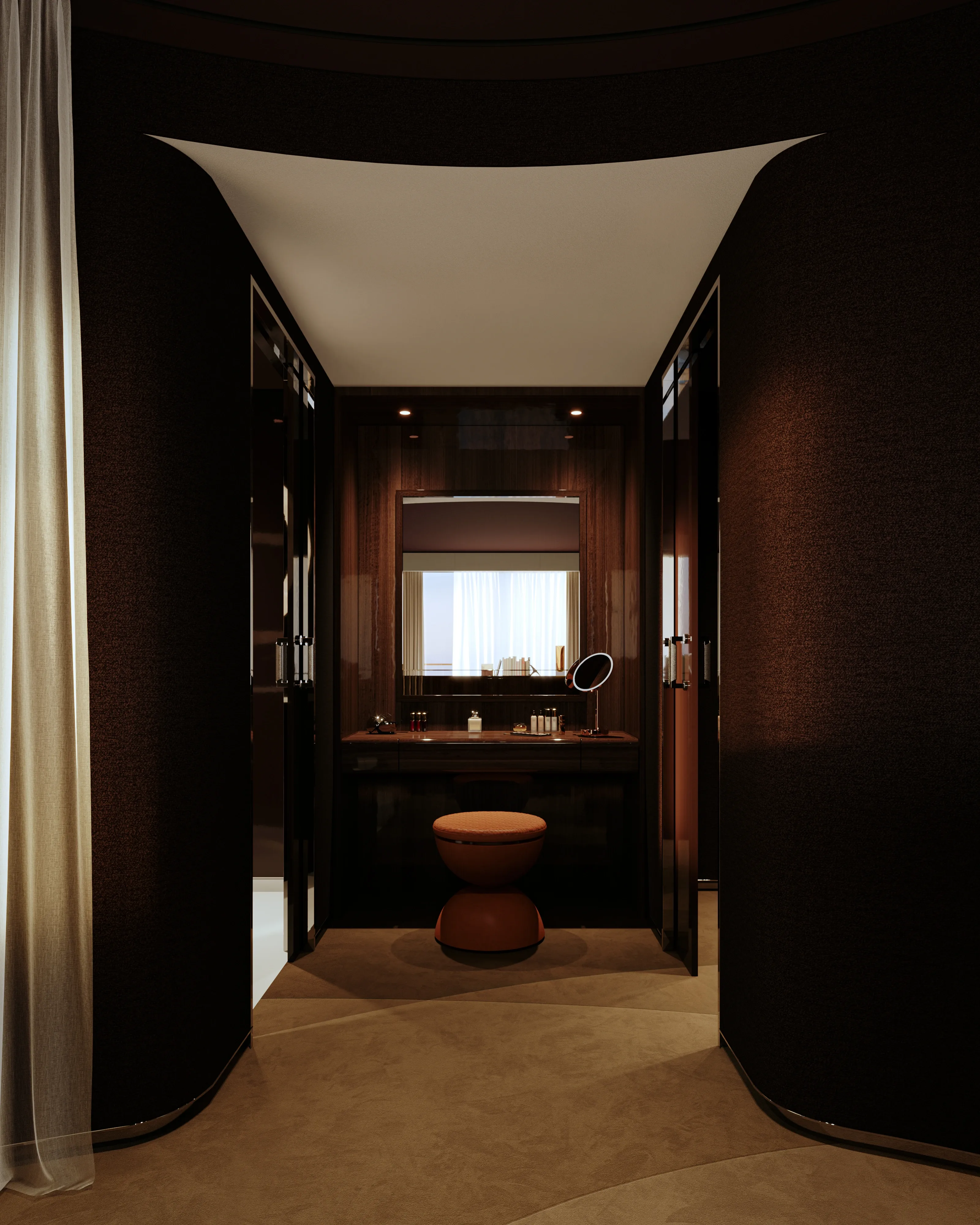 Luxury suite with dressing