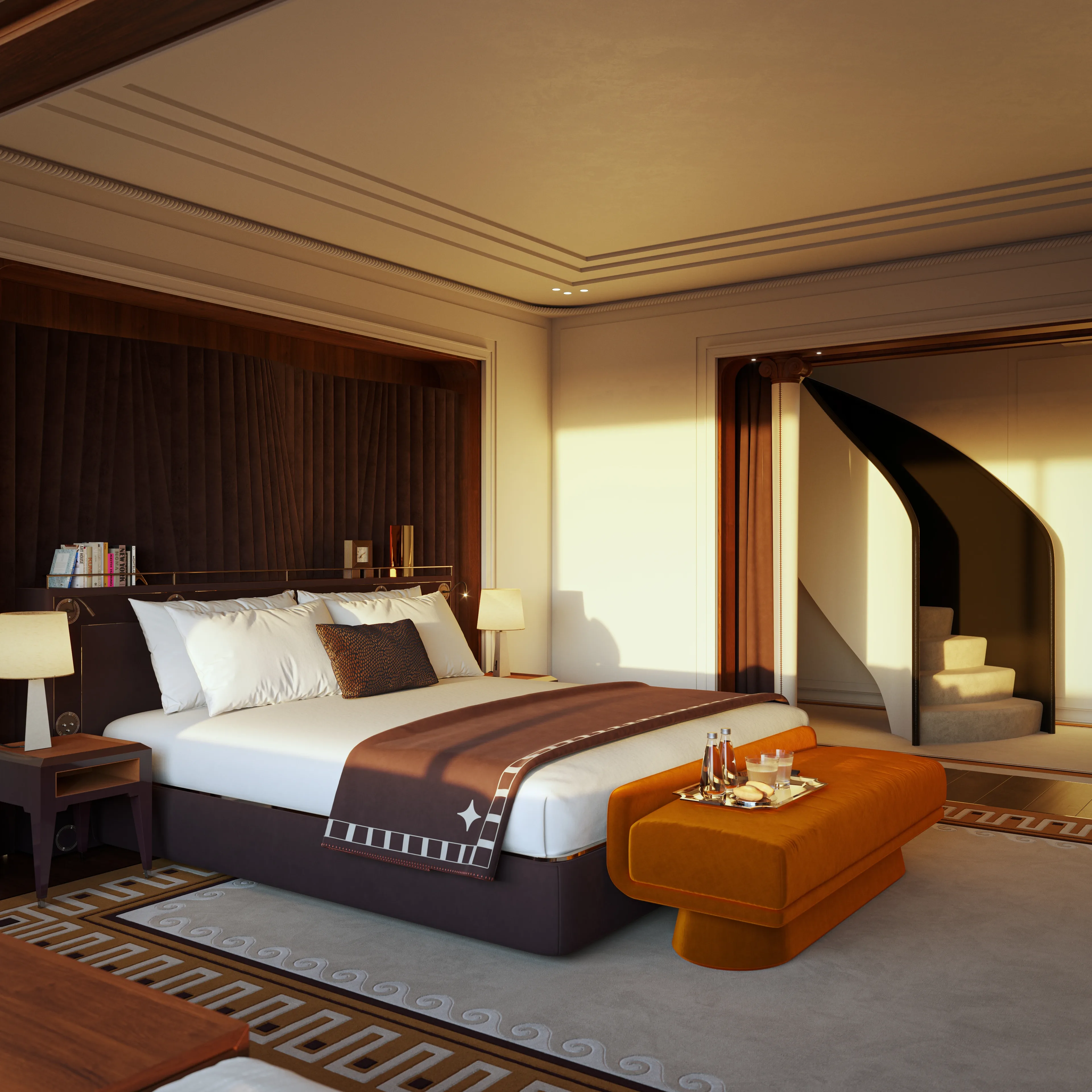 Luxury suite with sea view