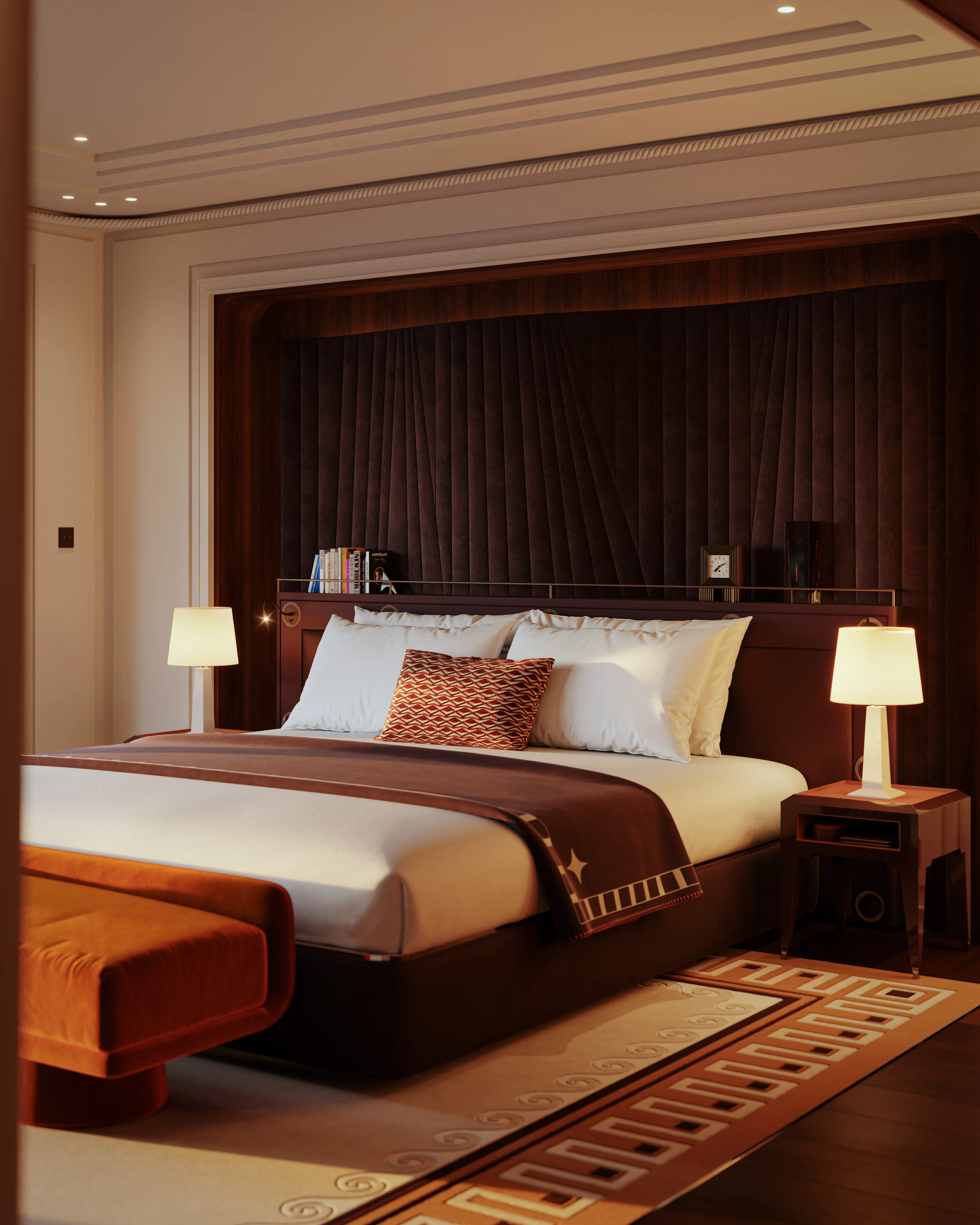 Luxury suite with king size bed