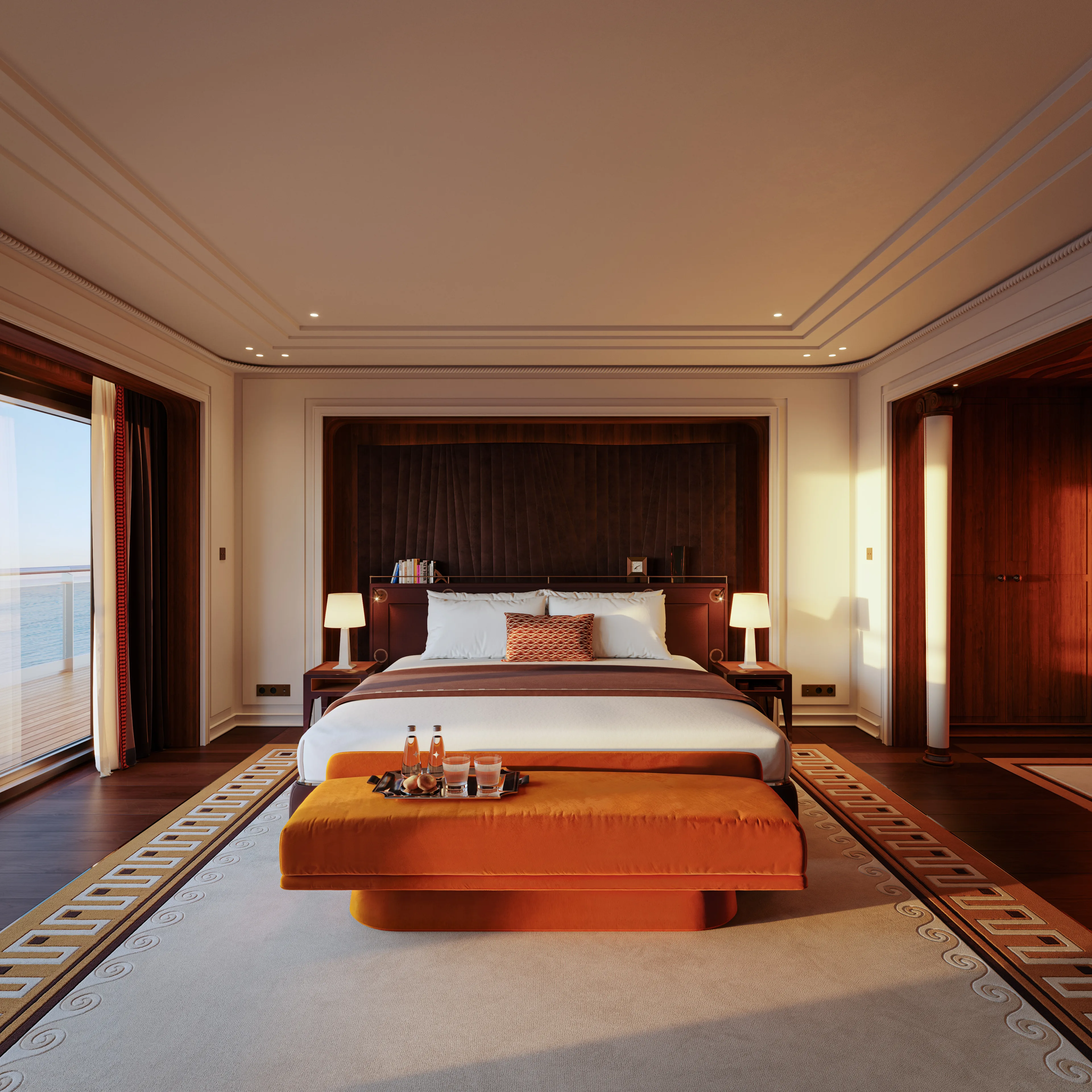 Luxury suite with king size bed