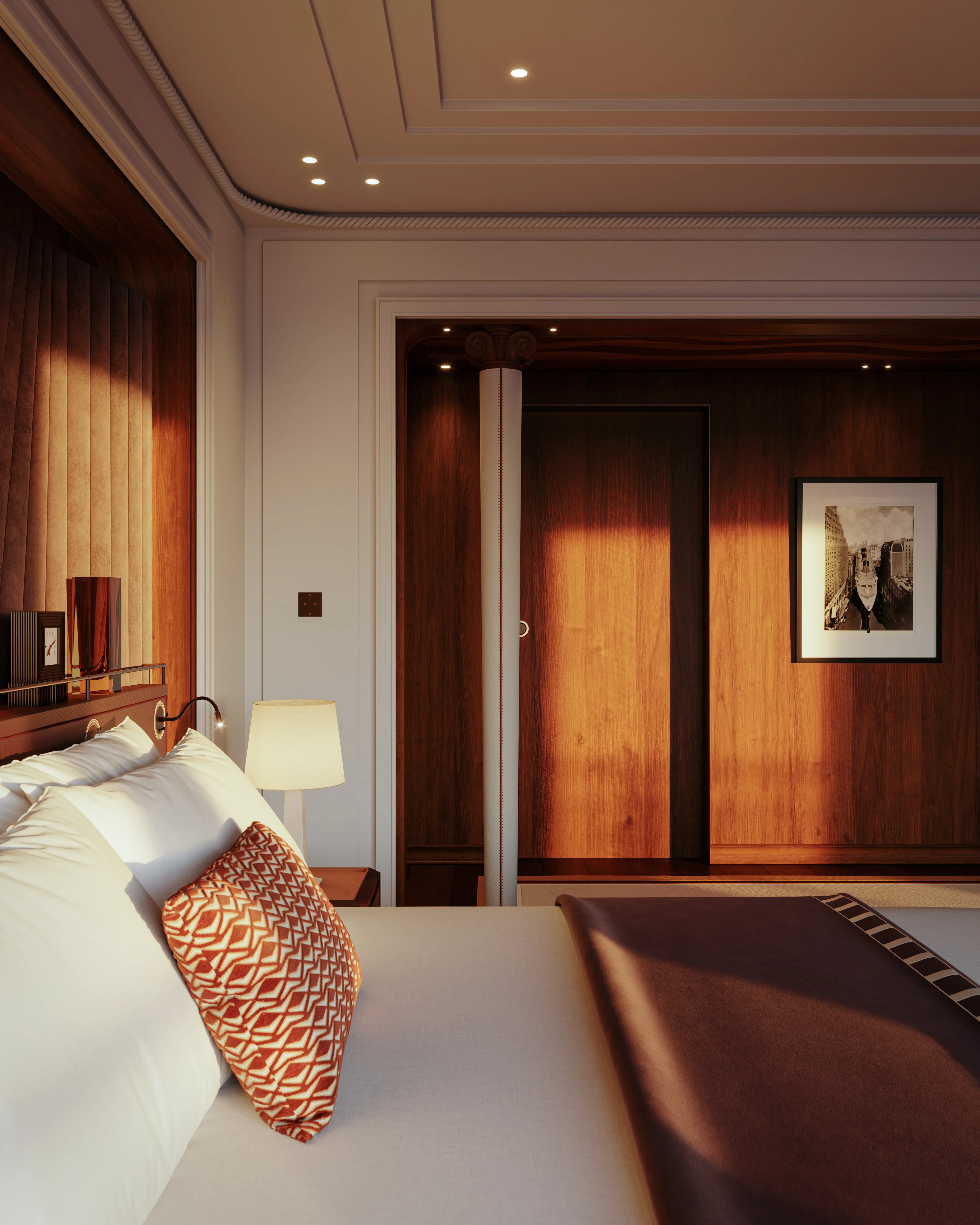 Luxury suite with king size bed
