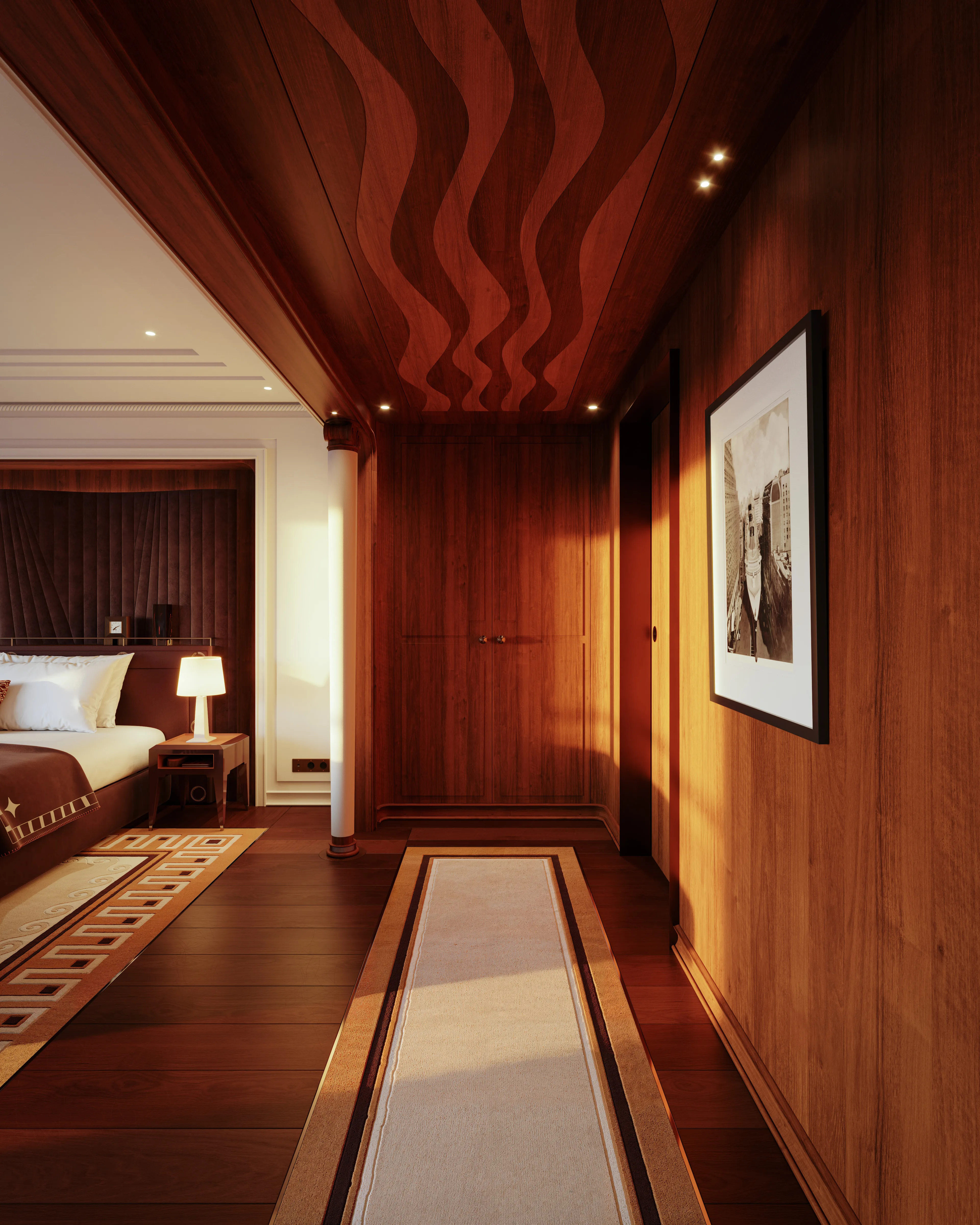 Luxury suite with king size bed