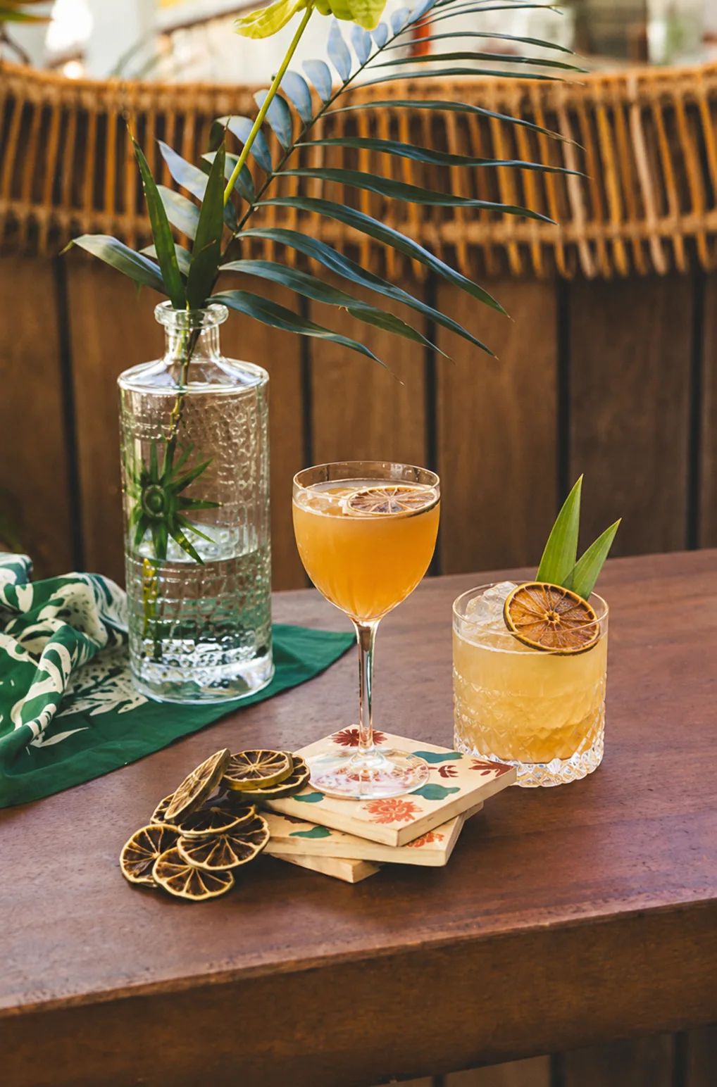 Rum cocktail