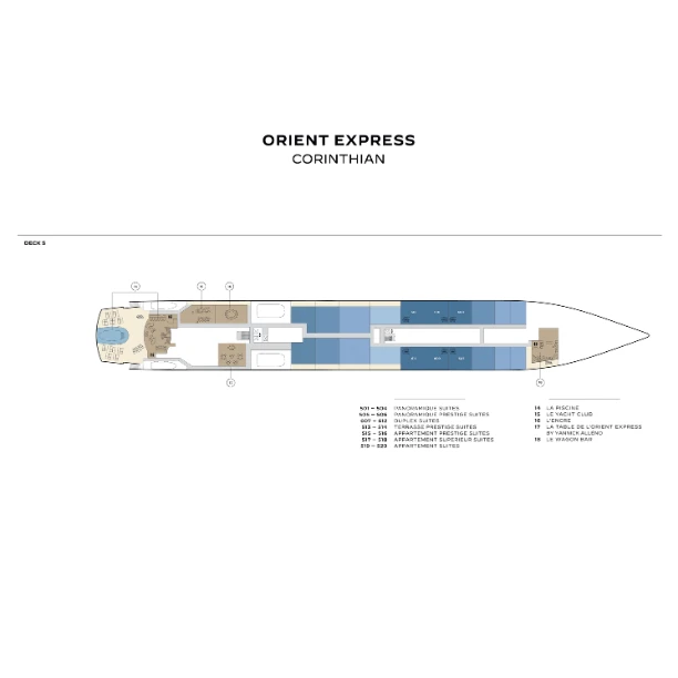 Orient Express Corinthian - Deck Plans - Deck 5.png