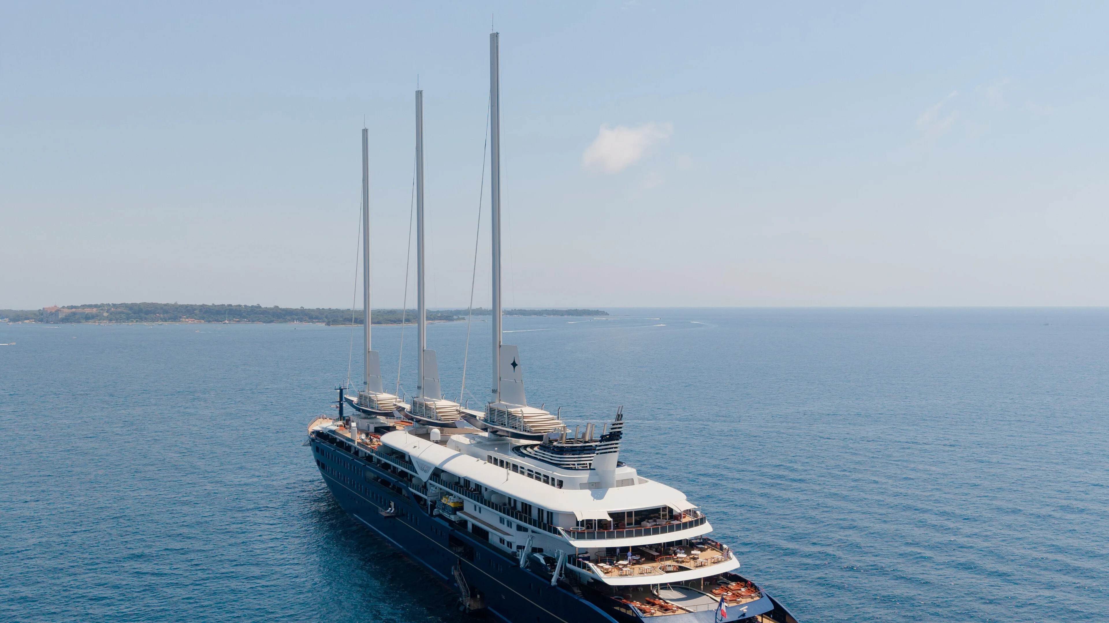 Orient Express Corinthian Sailing Yacht at Sea