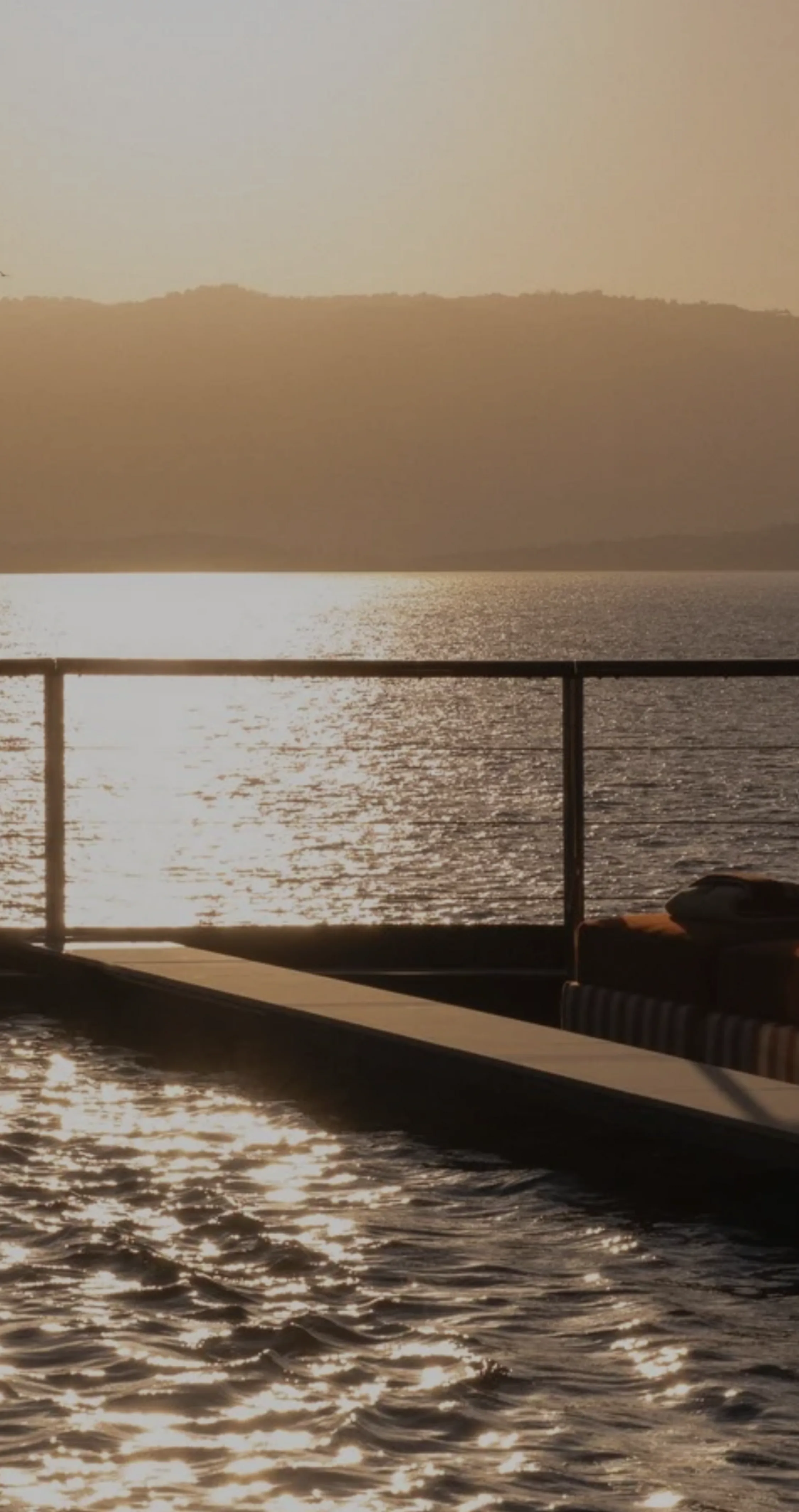 Sunset with sea view