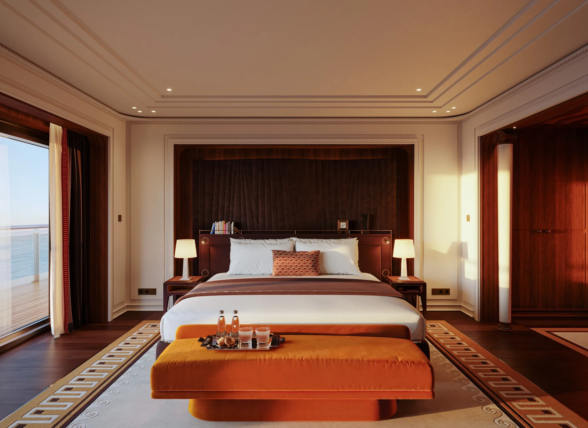 Luxury suite with sea view