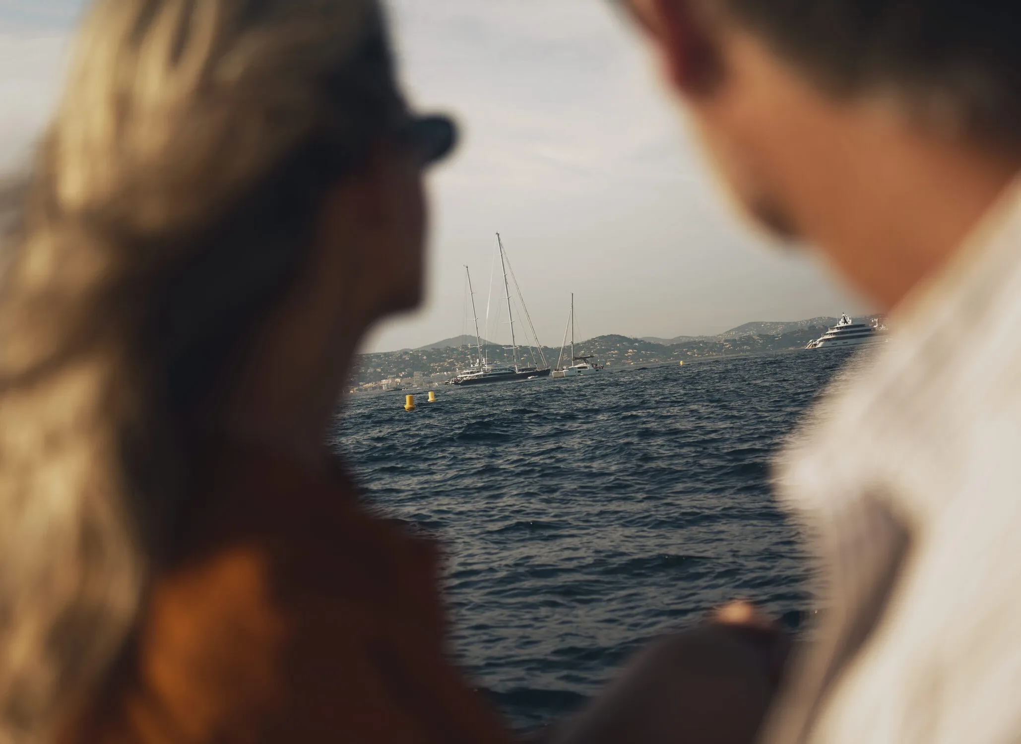 Couple with sea view