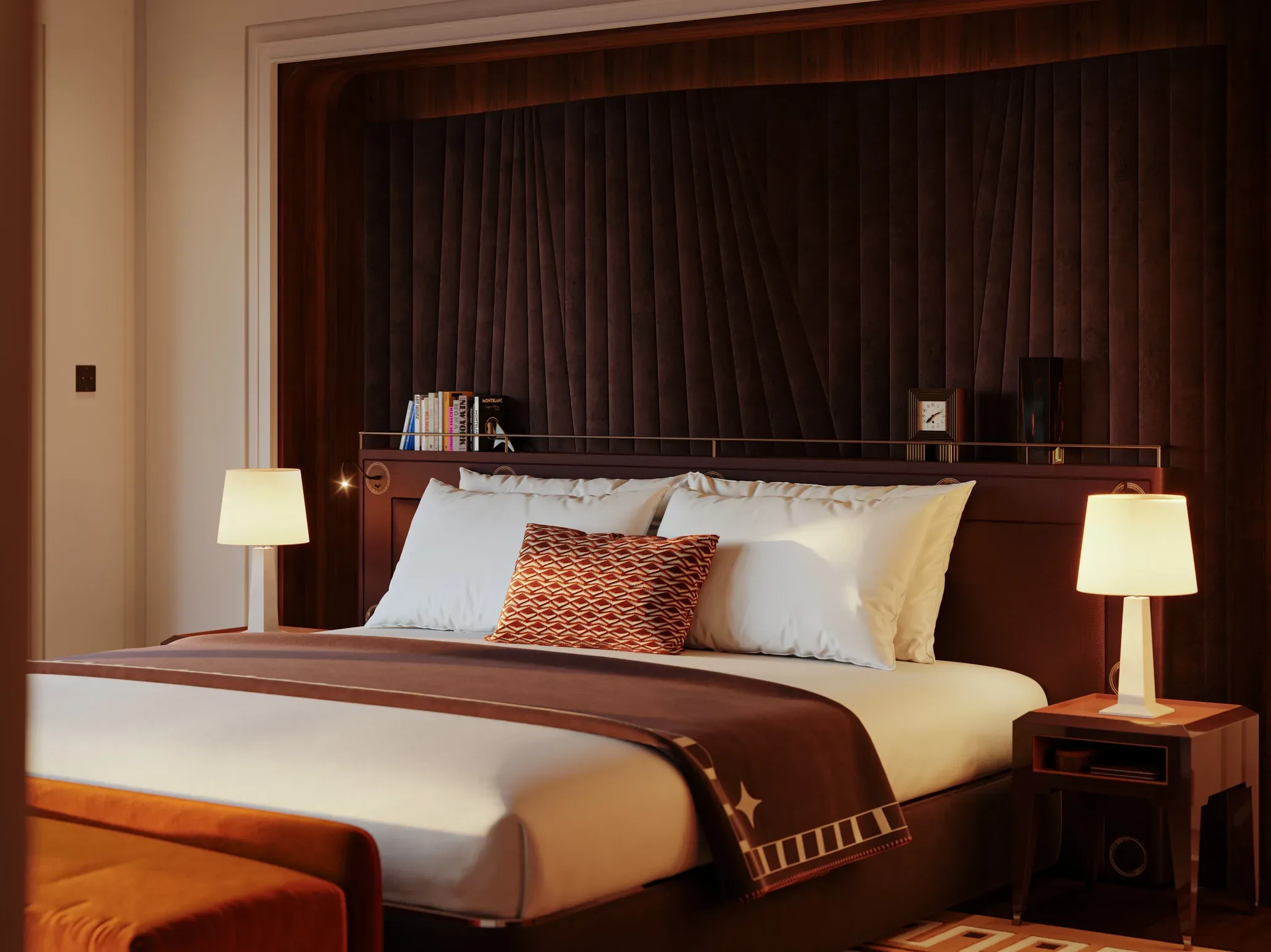 Luxury suite with king size bed