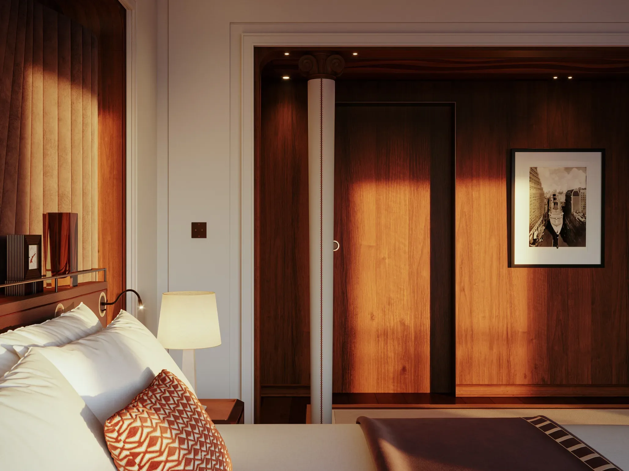 Luxury suite with king size bed