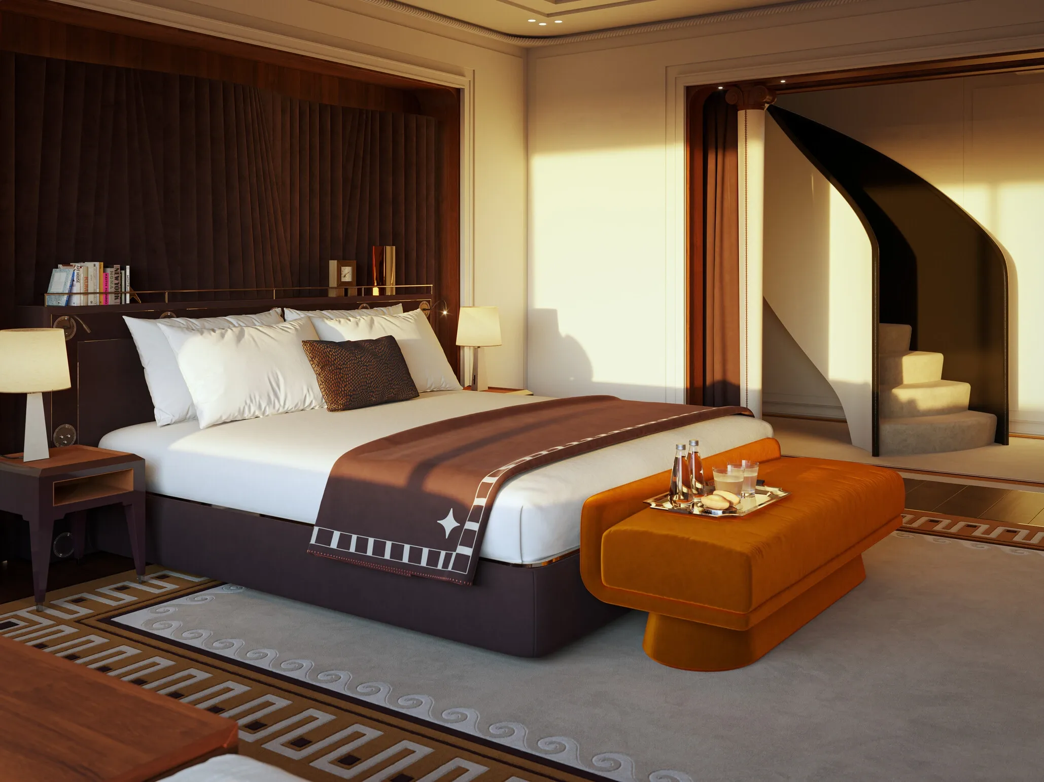 Luxury suite with sea view