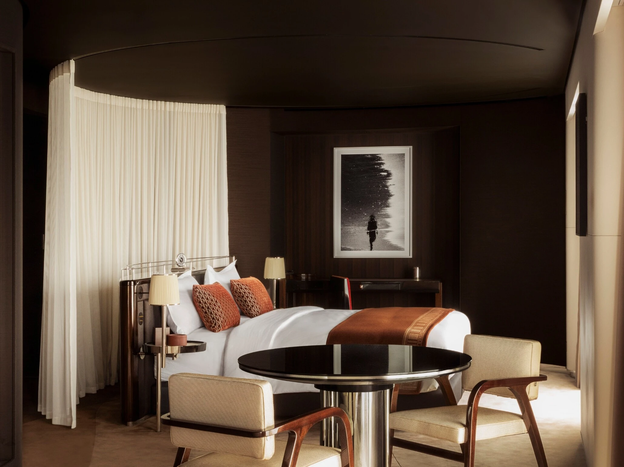 Exclusive yacht suite with terrace and sea view