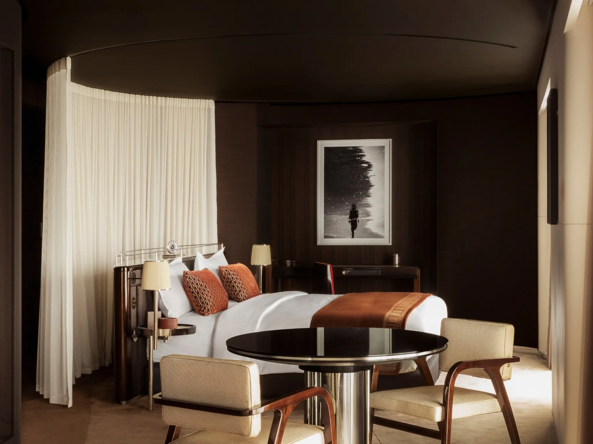 Exclusive yacht suite with terrace and sea view