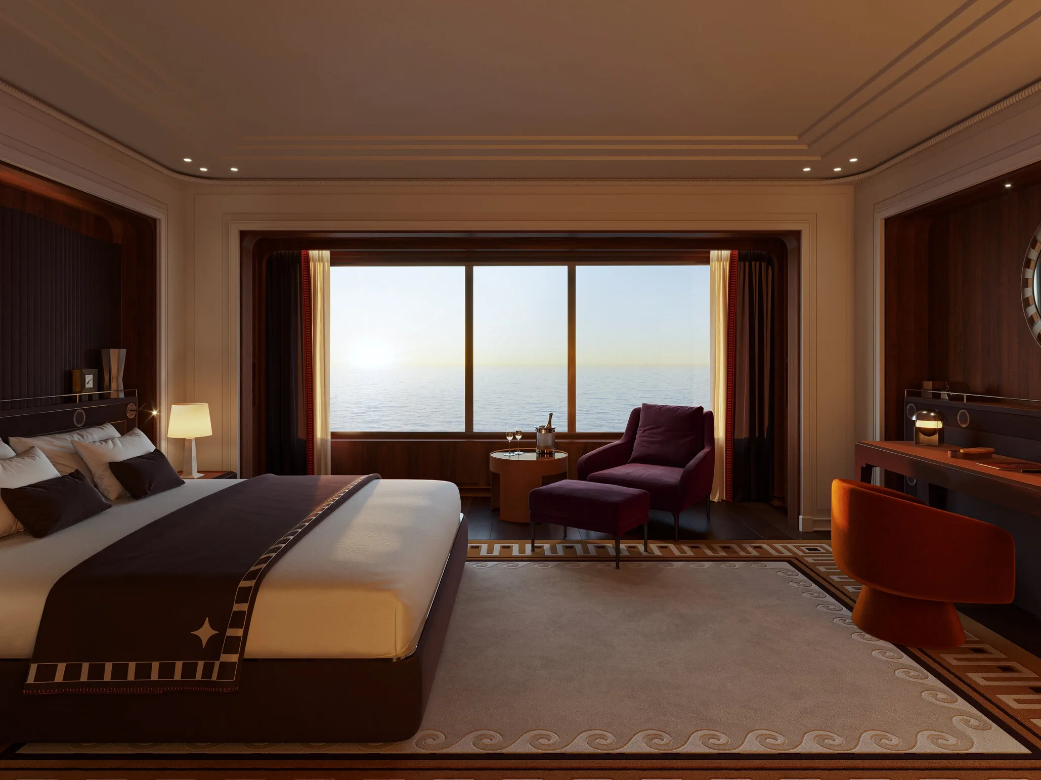 Luxury suite with sea view