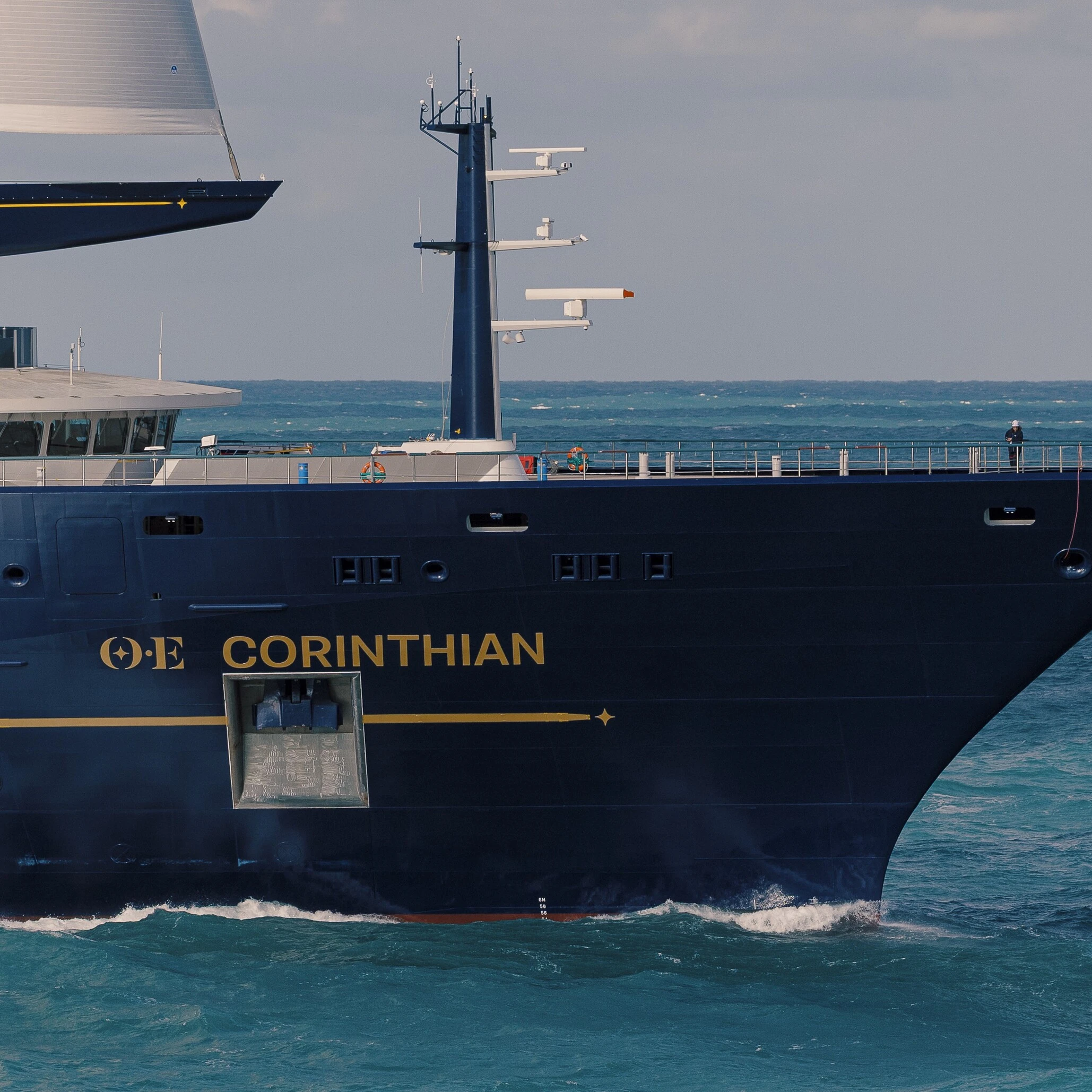 Corinthian sailing in the open sea