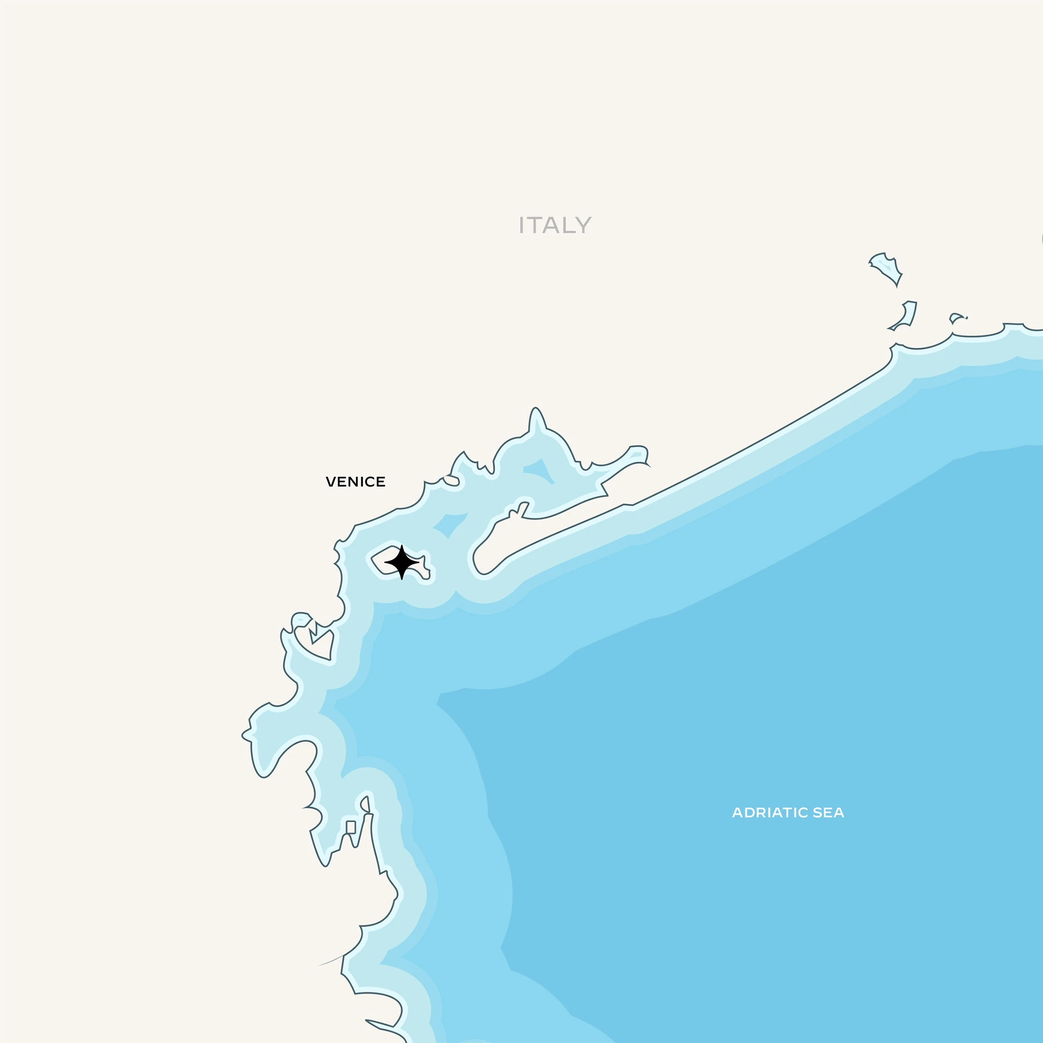 Mostra de Venise map
