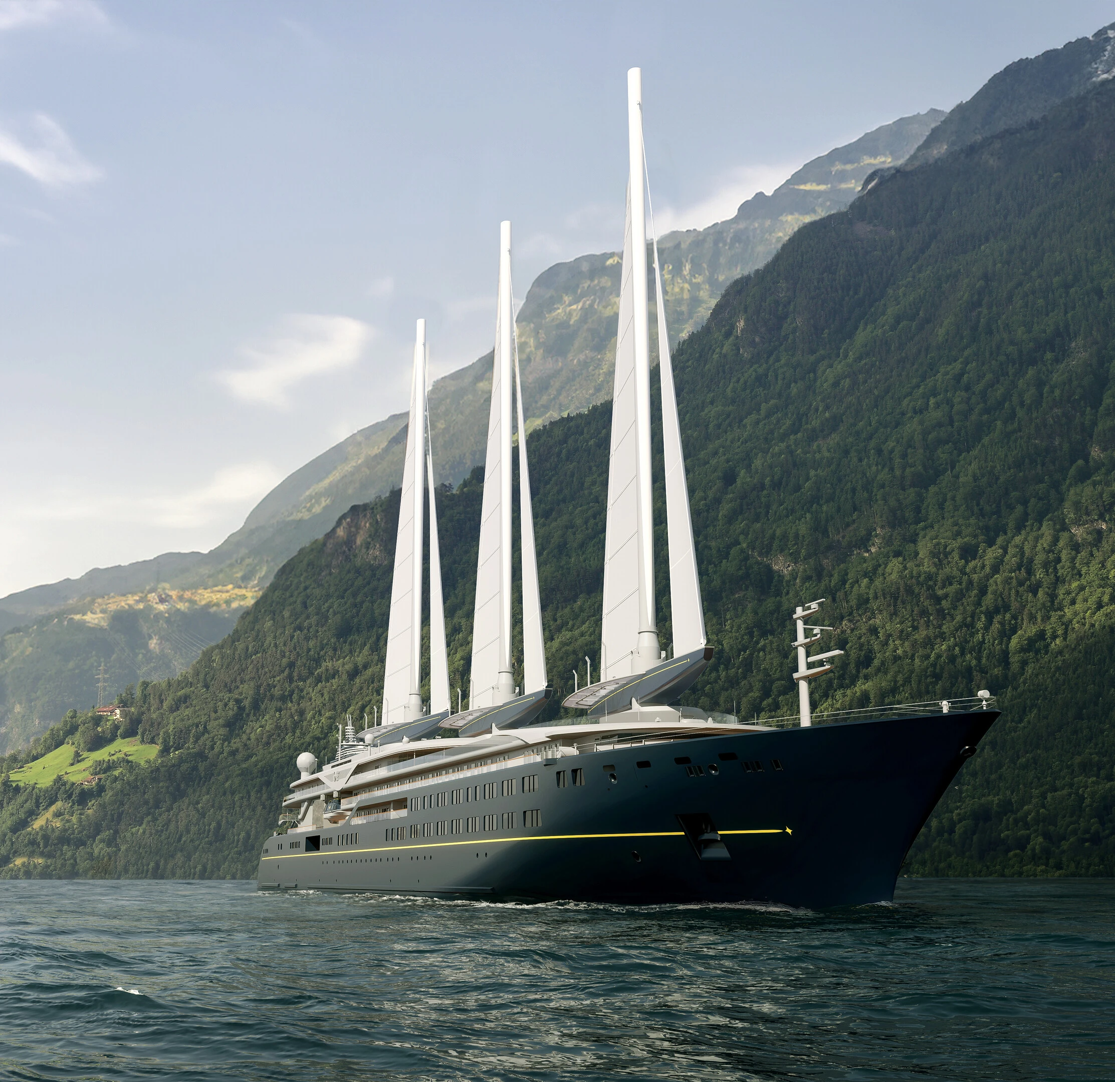 Corinthian Yacht navigating