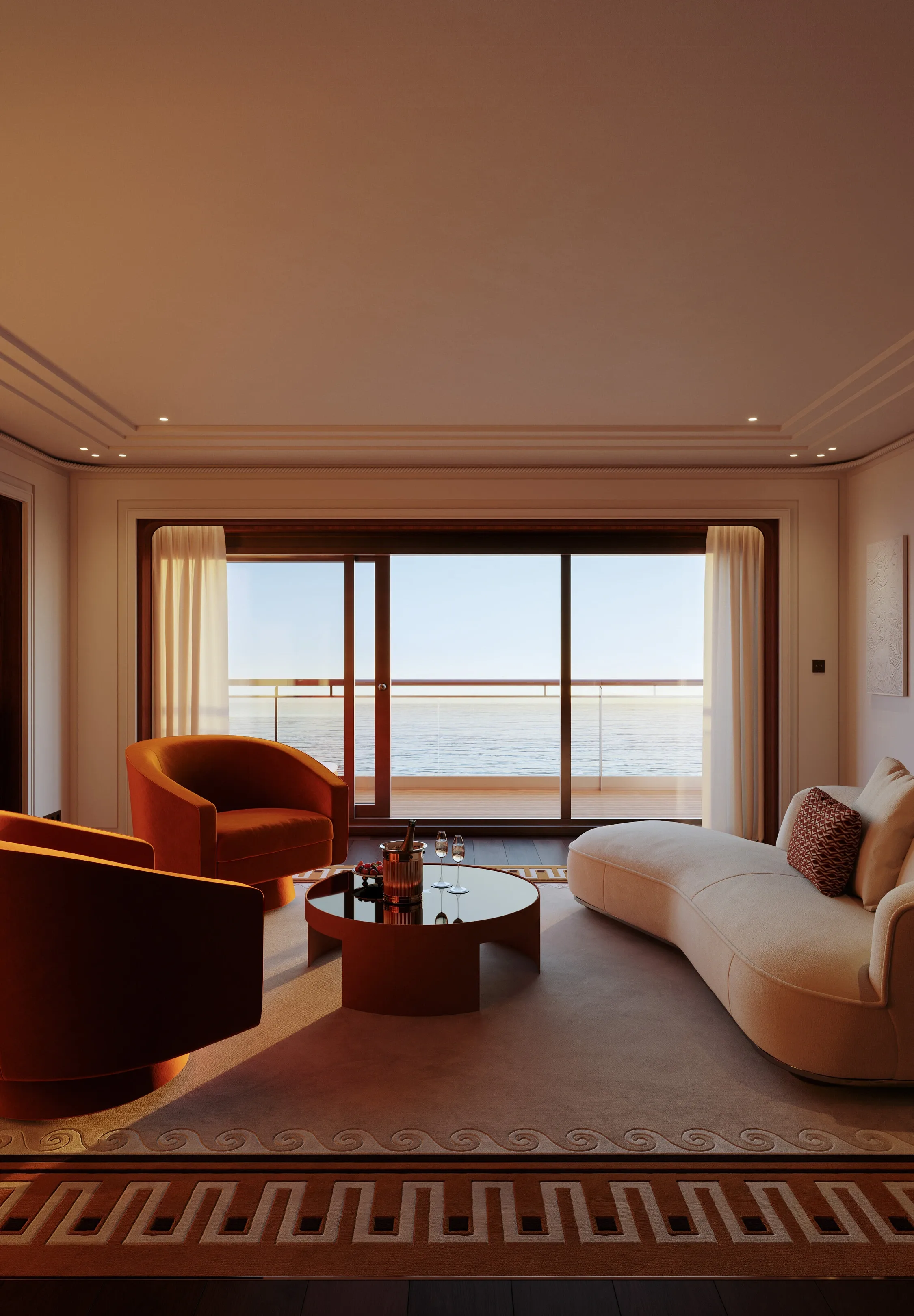 Luxury suite with living room