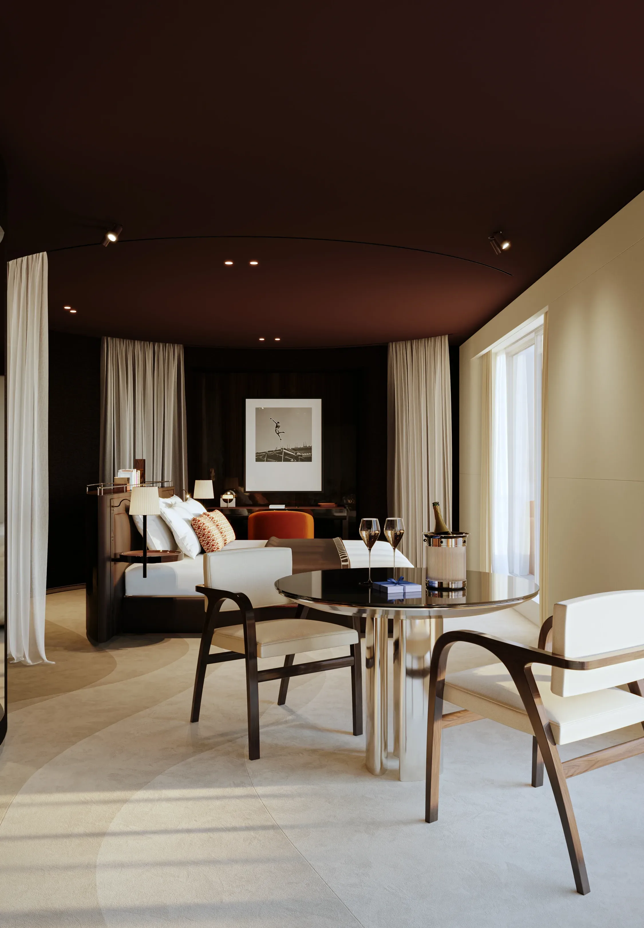Luxury suite with living room